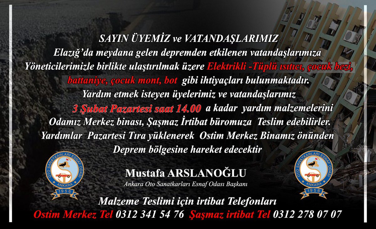 MUSTAFA ARSLANOĞLU tweet media