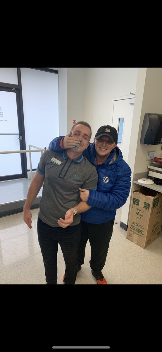JoeywillisATT's tweet photo. Clocked in for my last shift as an Assistant Store manager, great experience with an amazing team, for my last day I asked everyone to shave everything but their mustache’s! Not sure why but it was too funny 🤣 thanks for the memories! @bpuryear1 @ElTigreSabatino https://t.co/JzGwi6FbZj
