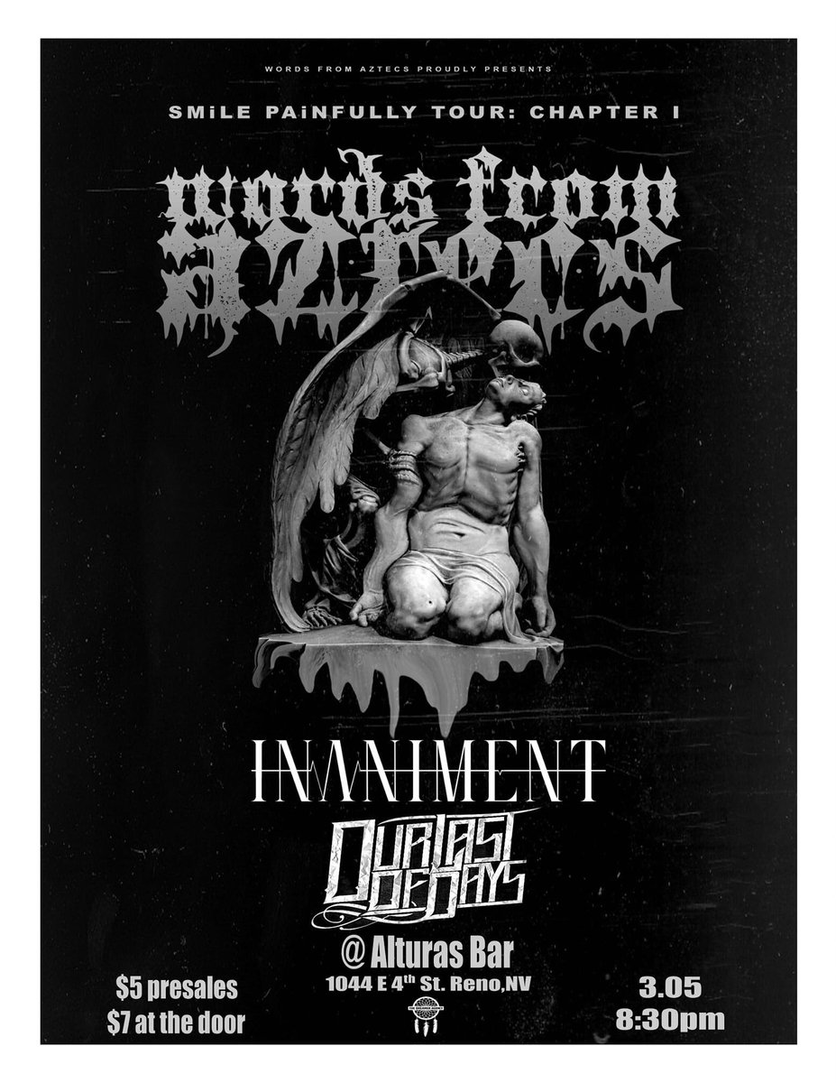 MARCH 5TH AT ALTURAS BAR LETS GO!