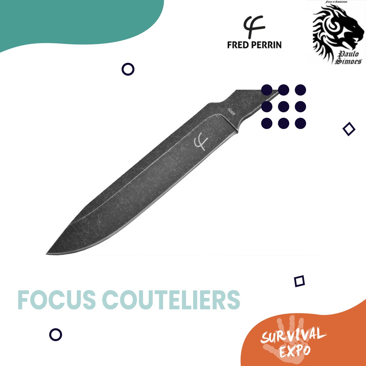 Venez au <a href="/salondusurvival/">Survival Expo</a> du 20 au 22 Mars 2020 et rencontrez Paulo Simoes et Fred Perrin Concept, spécialistes du travail du métal, de couteaux et de bijoux artisanaux !
#survivalexpo #couteau #forge