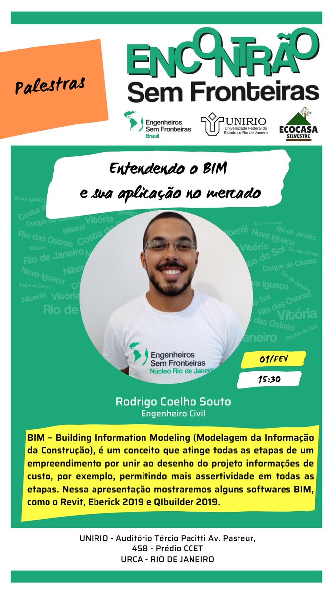 ESFnucleorio's tweet photo. Palestra gratuita!

Para se inscrever basta acessar o link https://t.co/P9Ce2Ab2dl

#esfriodejaneiro #voluntariado #volunteer #esfbrasil #voaesf https://t.co/kMjktoCuo1