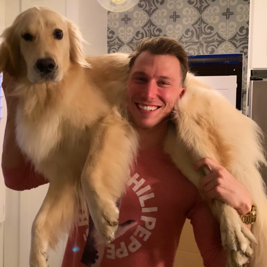 BenDaPa's tweet photo. how👏🏻did👏🏻he👏🏻get👏🏻this👏🏻big?
#GoldenRetriever https://t.co/Z30K9Tl3CC