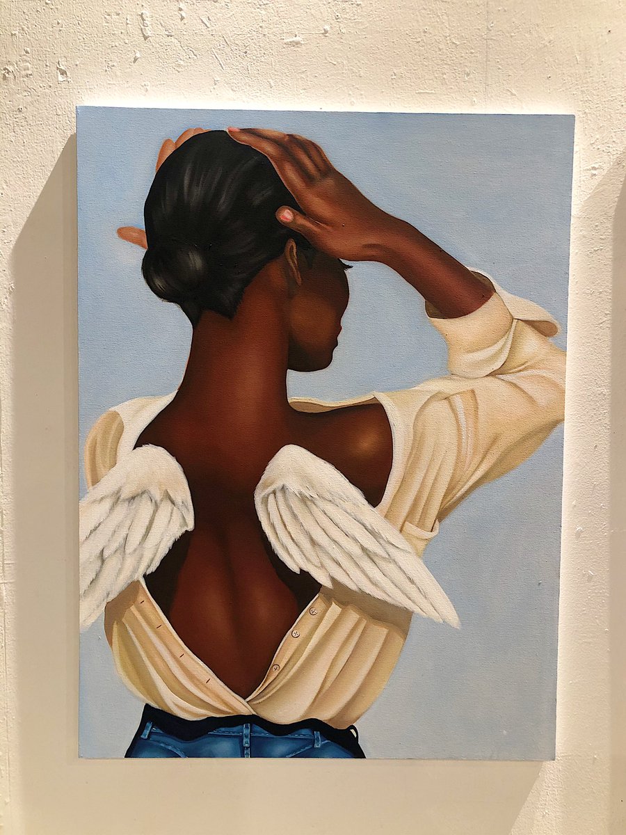 KT_bug_x's tweet photo. I think this painting is finally finished 😭 40” x 30” oil on canvas https://t.co/S5SNMQktI5