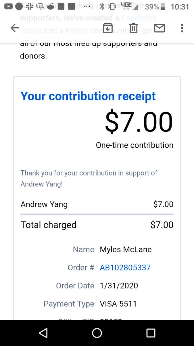 tuser5555's tweet photo. @AndrewYang Pls RETWEET this so more ppl c it n then don8😀

I don8ed 3 times today if u haven't already or can do a few dollars more, pls do #YANGMONEYBOMB #YangWillWin #VoteForYang #YangGang #Yang2020 #UBI #YangMonth #FreedomDividend #SecureTheBag #YangGang2020 #artistsforyang #iowaforyang https://t.co/xk4nSNuk32