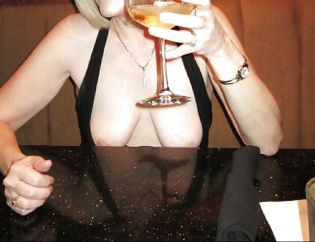 Husband took my photo hoping to get some attention at the bar. Feeling extra naughty and horny tonight.
