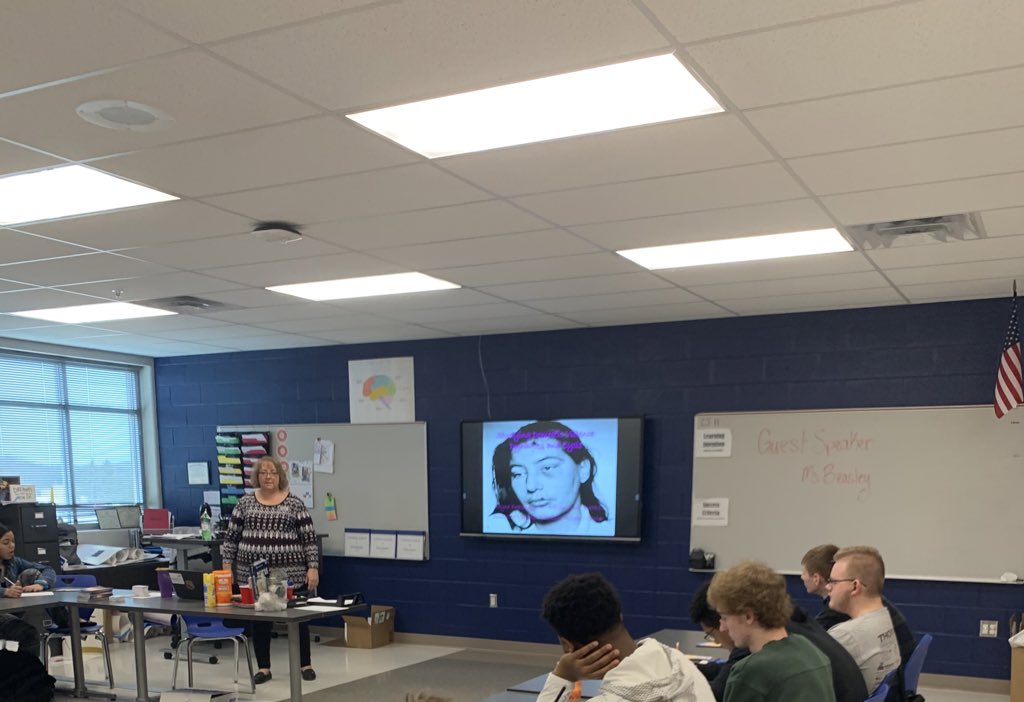 RockvaleHighCJ's tweet photo. Thank you, Ms.Beasley, for sharing your experiences and spreading awareness to my kiddos today. We learned about safe dating for teens and domestic assault indicators. #Industrypartners #RuCoCTE #RockvaleHigh_TN #RockvaleCTE https://t.co/07glJLwyc2