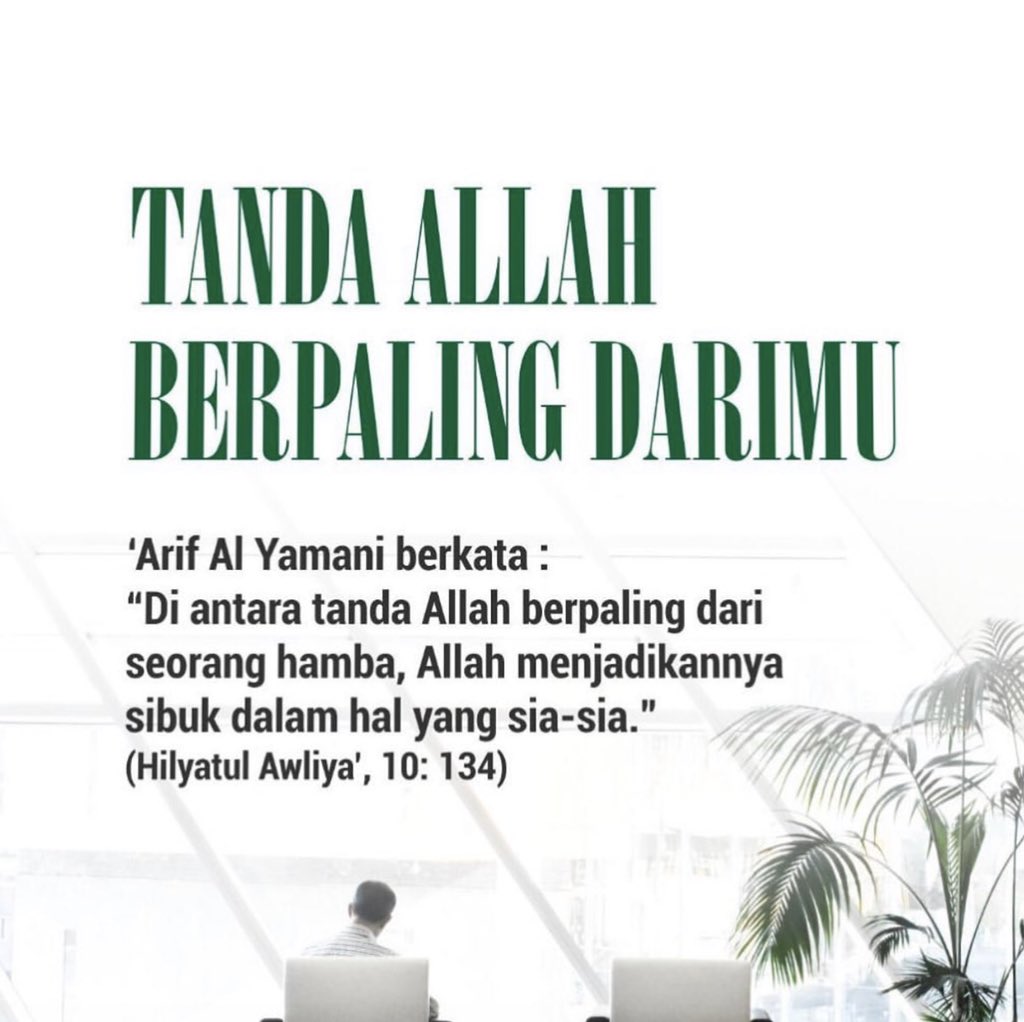 Bukan tidak bersyukur.. tp makin kesini rasanya hari-hari disibukkan dgn werk werk werk, bahkan weekend pun minim untuk me-time. 

Kadang pernah ga, lg baca sesuatu, trus ngerasa jleb "ya Allah.. iyaya.." sama rutinitas sehari-hari? Sedih.. takut.. 😔😢