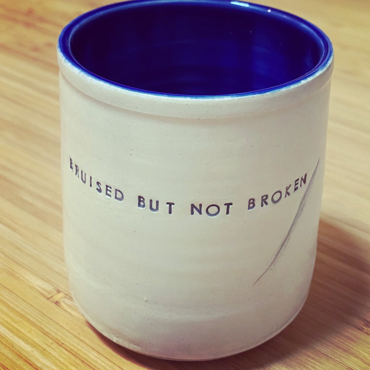 indrapendence's tweet photo. When you nail the creative brief *and* the artist nails the execution. #bruisedbutnotbroken #lifestripes #loveyourimperfections #itsajourney #beindrapendent #gratitude https://t.co/yf68ZvsObP