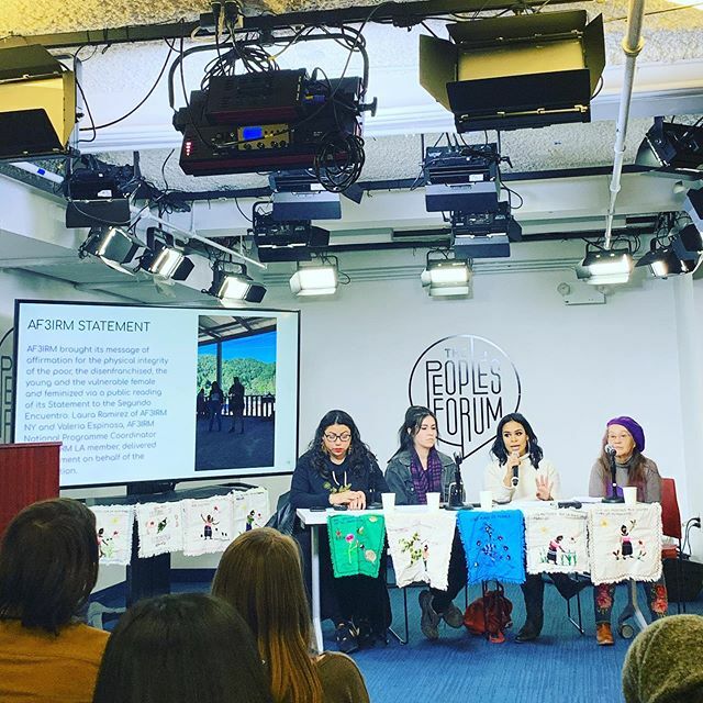 AF3IRMNYC's tweet photo. TONIGHT: @af3irmnyc’s report back on the Second International Gathering of Women who Struggle #EZLN #zapatistas #af3irm #af3irmnyc #af3irmla #woc #transnationalfeminism https://t.co/5if3yrcE4t https://t.co/9awTpW5mE4
