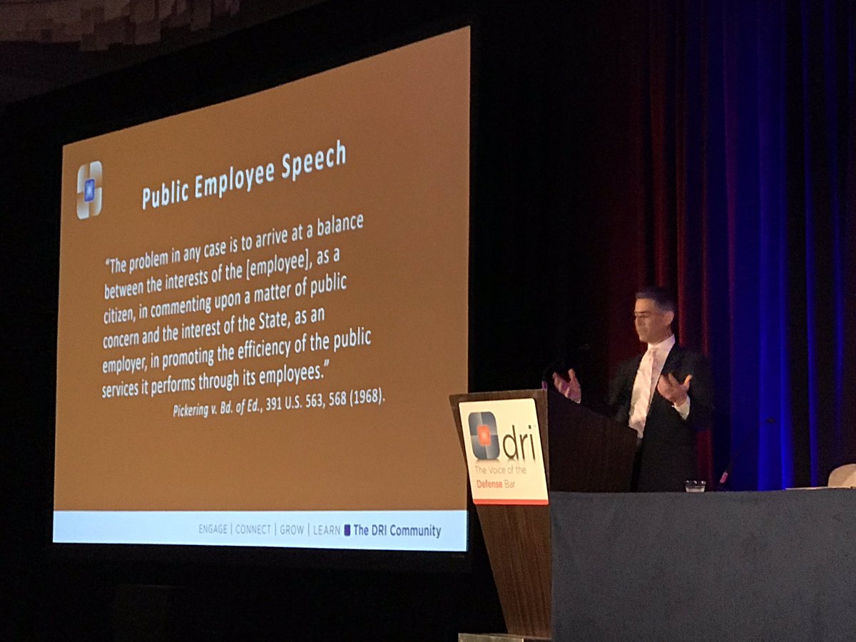 SokoloffStern's tweet photo. @StevenStern22 of @SokoloffStern lectures to 450 lawyers about First Amendment issues at @DRICommunity Civil Rights &amp; Governmental Tort Liability in San Diego, CA https://t.co/u7XJHx0eID