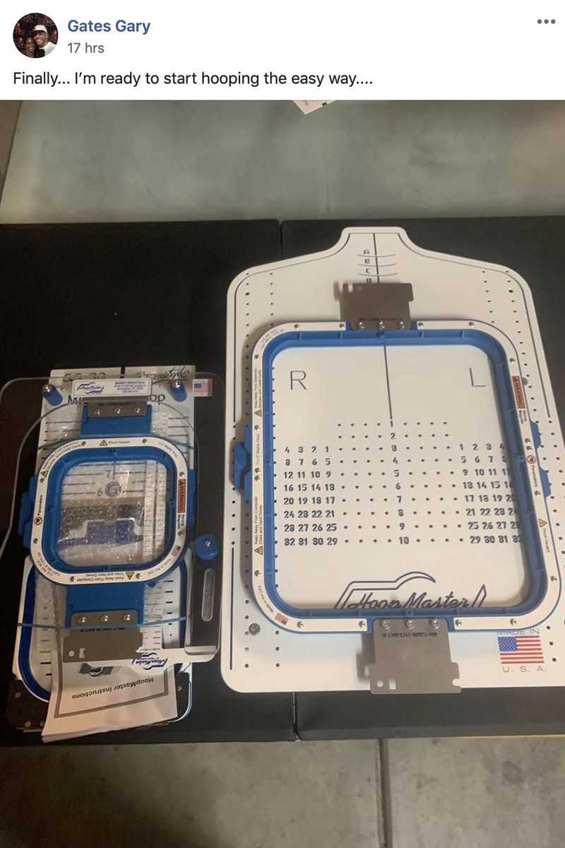 RicomaHQ's tweet photo. 👍Welcome to the club, Gates!
#MightyHoops #HoopMaster #Embroidery #EmbroideryMachine #MachineEmbroidery #Ricoma #RicomaMade #Crafts #Art #Custom #Customize #Bordado #ModernEmbroidery #Needlework #Needlecraft https://t.co/pilFIVbcaA