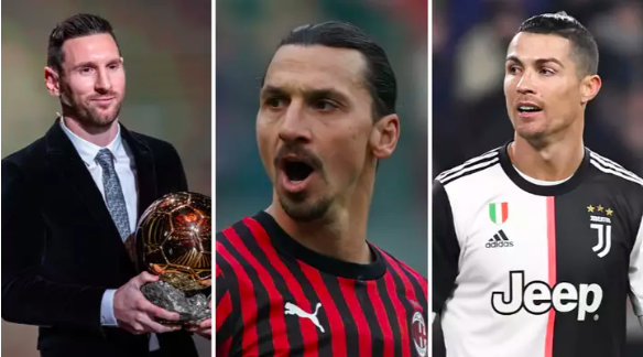 sportbible's tweet photo. The top 10 highest goalscorers who are still active in football have been revealed. 

1. Cristiano Ronaldo: 738 goals in 1030 games 👏
3. Zlatan Ibrahimovic: 545 goals in 920 games. 😯
7. Sebastián Abreu: 430 goals in 837 games. 🇺🇾

https://t.co/ZjxJIibo0P https://t.co/kjKE1RXJBY