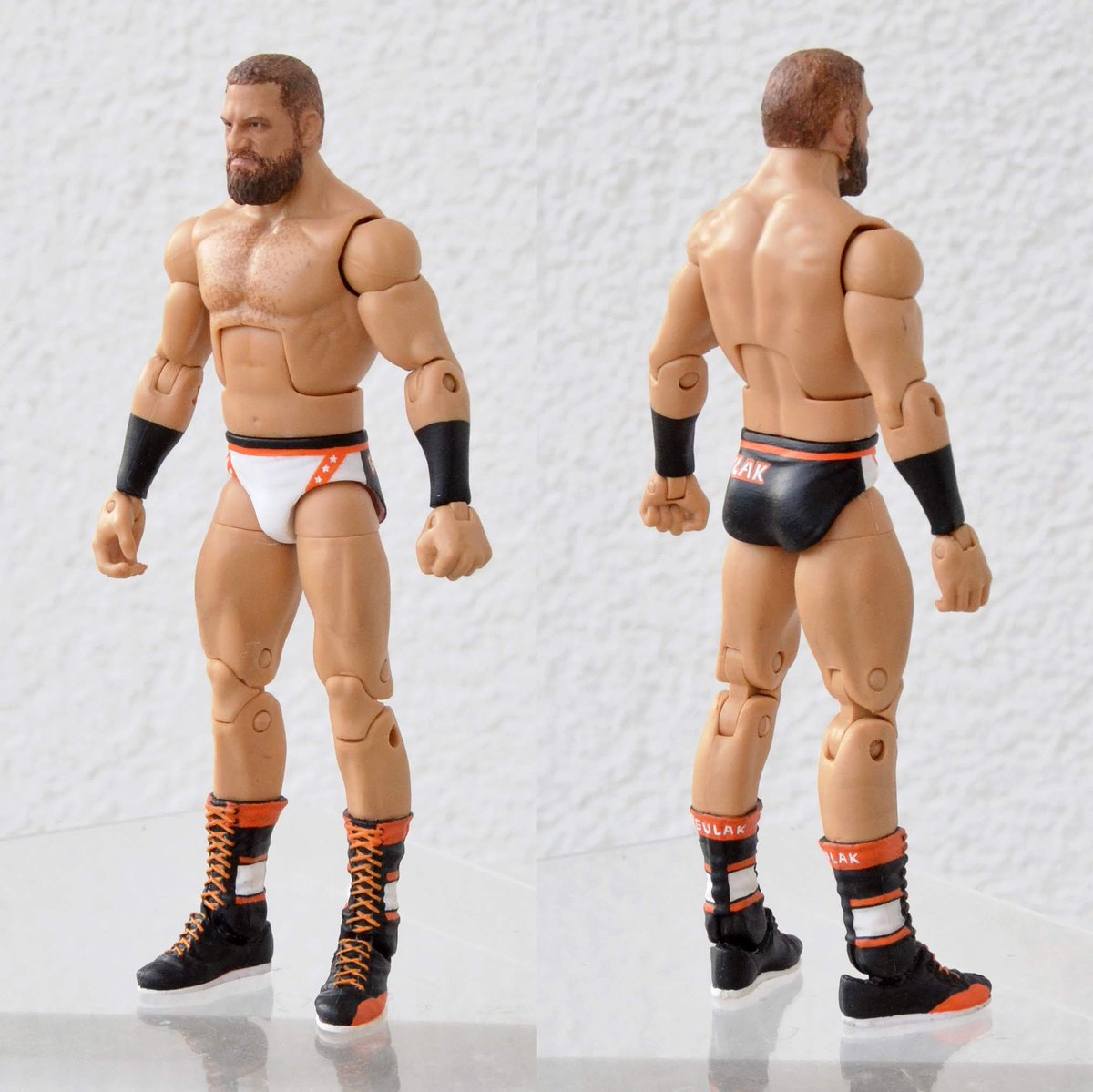 WWE Drew Gulak /"pour une meilleure 205 LIVE/" Custom Shirt pour Mattel figures.