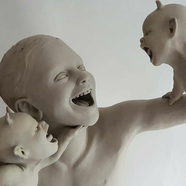 Starting to dry.  New work.
Have a great weekend!

#RonitBaranga #Sculpture #Art #ContemporaryArt #WorkInProgress ift.tt/2RKRWVR