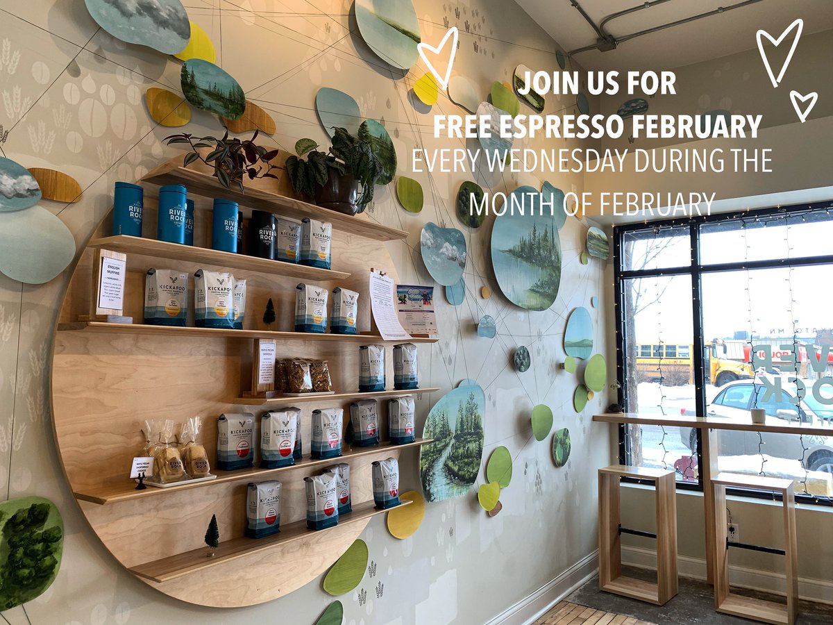 riverrockcoffee's tweet photo. Tomorrow is Free Espresso February which which means a shot of espresso is on us, every Wednesday, for the whole month. Be sure to stop in this coming Wednesday, February 5th to try a shot of espresso on the house.  💕 See you this weekend! https://t.co/0hnCyS1Uje