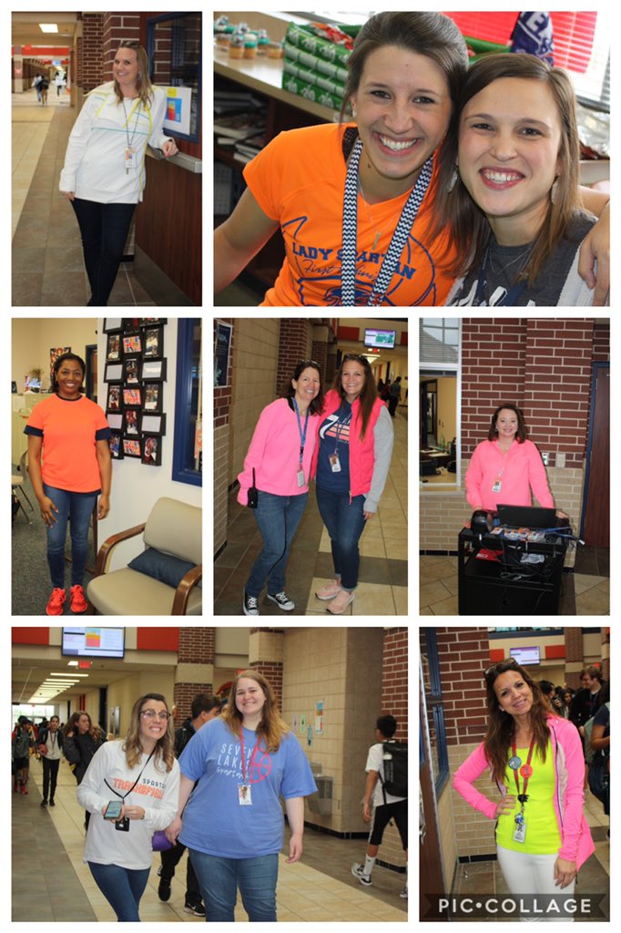 SLJHLibrary's tweet photo. “NEON for Notifications” at SLJH! What a FUN Digital Citizenship week! Thanks everyone for participating!
@spartan_speak @TXCoolPrinc #mediabalance #digitalcitzenshipweek #7ljhpride https://t.co/RBcA77Kbuk