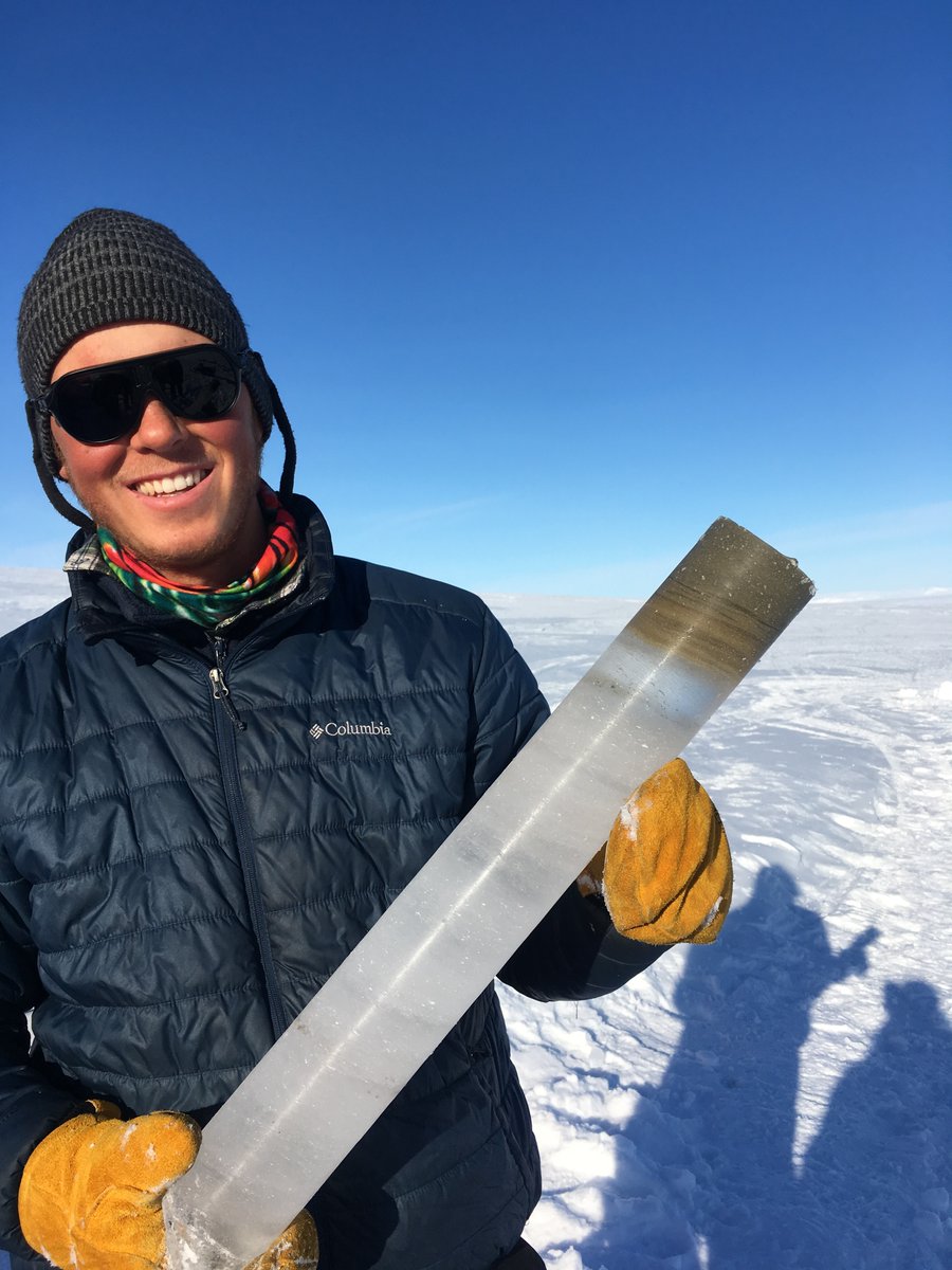 Similar to the debris bands that ICEFIN saw under Thwaites Glacier, we had lots of fine grain debris at the ice-bedrock interface! 