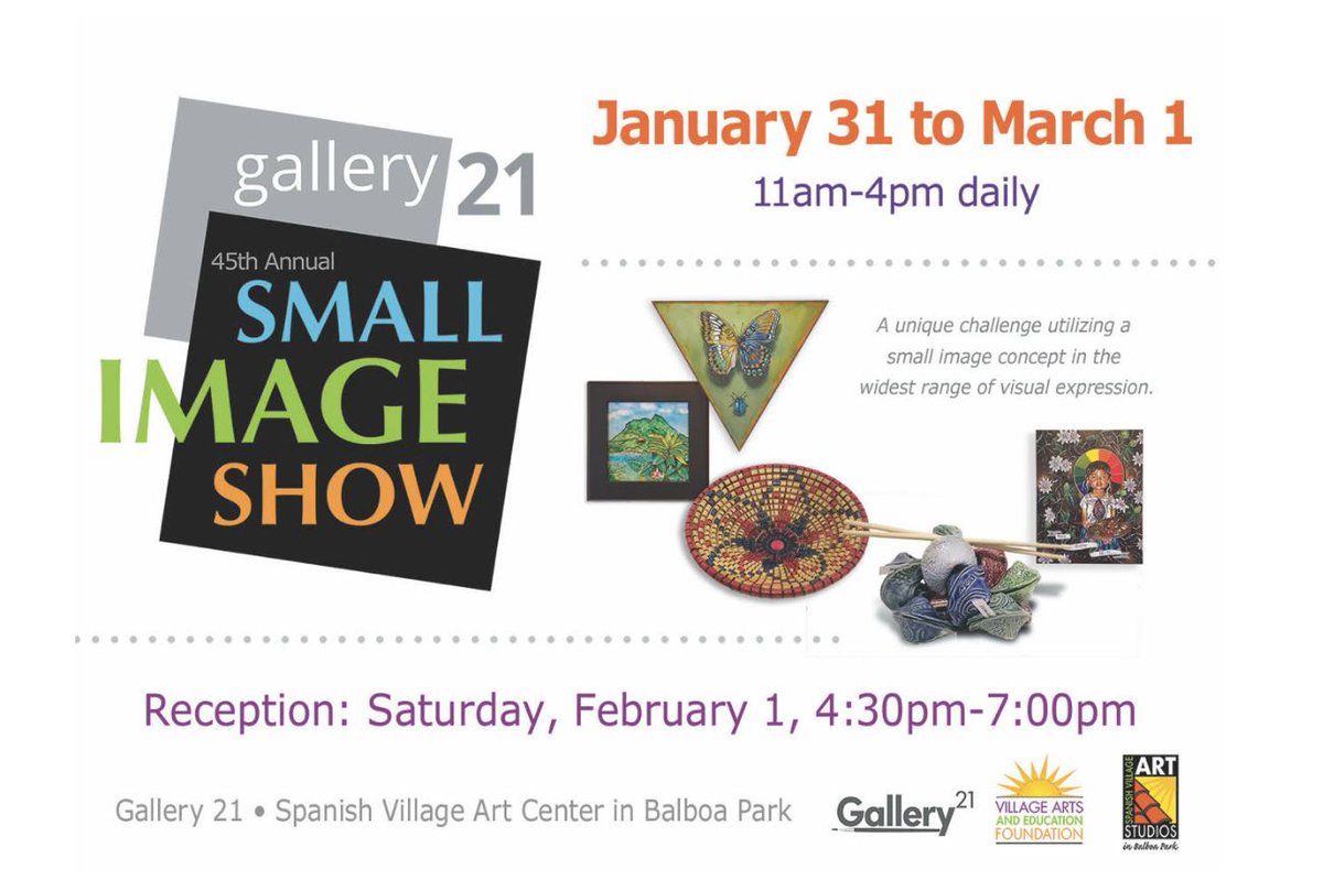 Small Image Show at Spanish Village Art Center