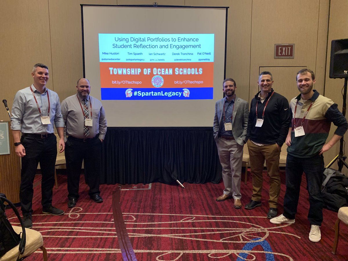 MrPONeill_TOIS's tweet photo. Great day today at Techspo20 sharing our district’s journey using digital portfolios. #SpartanLegacy @DerekTranchina @Mr_S_Tweets @OTSpartanLegacy @otismediacenter @Mr_Spaeth https://t.co/chfPWLM1Zd