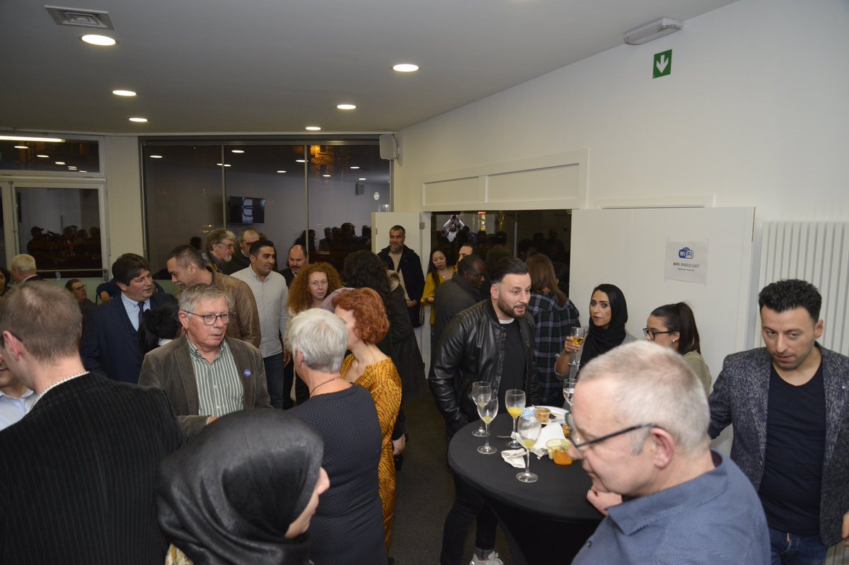 SelametBelkiran's tweet image. Talrijke opkomst op ons nieuwjaarsreceptie en meteen onze neiuwe naam #bindus gelanceerd.  #verbindt @NahimaLanjri @Fauzaya @MeyremAlmaci @utvtdb