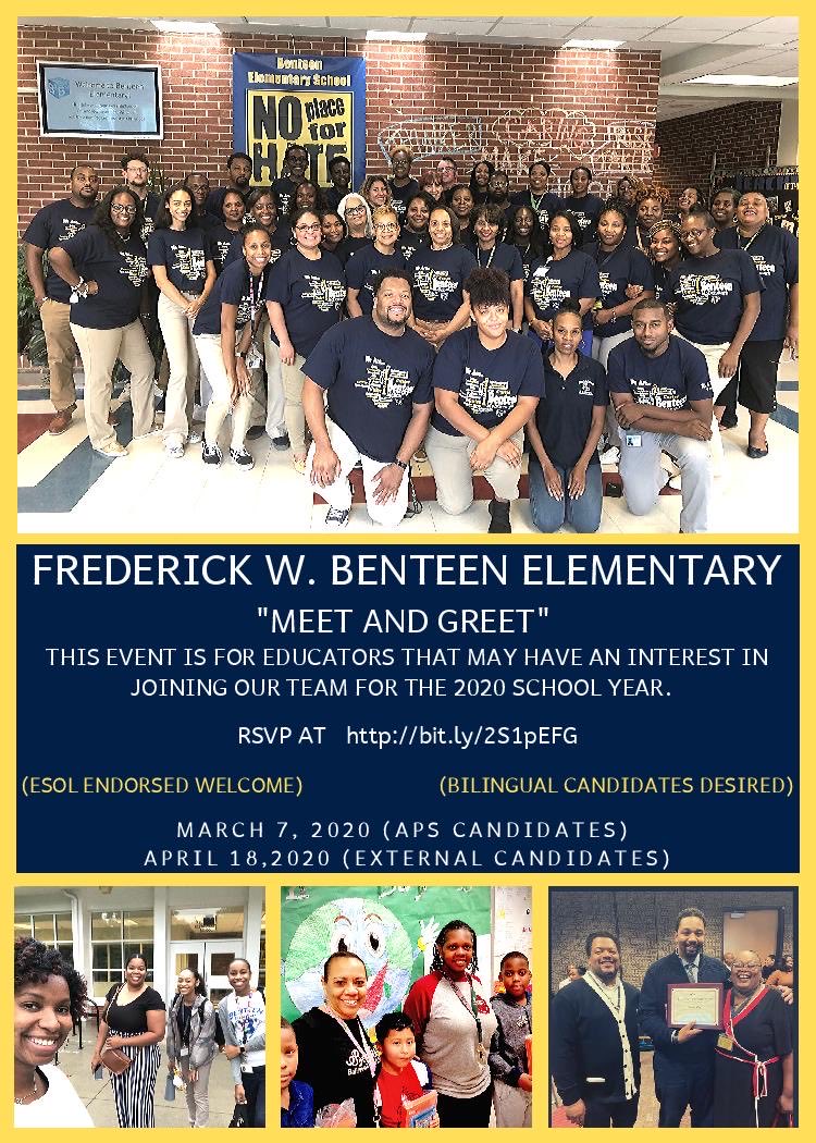 Andrew Lovett Jr., Ph. D. (@docdrewlovett) on Twitter photo Come join us <a href="/APSBenteen/">Benteen Elementary</a>! We are looking for a few #Brilliant staff members! bit.ly/2S1pEFG <a href="/DrEmilyAMassey/">DrEmilyAbramsMassey</a> <a href="/skyeduck/">Skye Duckett</a> <a href="/APSashley/">Ashley Walton Freeman</a> <a href="/JoinTeamAPS/">APS Recruits</a> Come join us <a href="/APSBenteen/">Benteen Elementary</a>! We are looking for a few #Brilliant staff members! bit.ly/2S1pEFG <a href="/DrEmilyAMassey/">DrEmilyAbramsMassey</a> <a href="/skyeduck/">Skye Duckett</a> <a href="/APSashley/">Ashley Walton Freeman</a> <a href="/JoinTeamAPS/">APS Recruits</a>