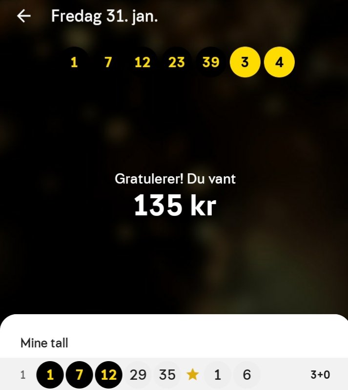 Eurolottotipset til <a href="/HulkmeisterB/">Bernt N. Hulsker</a> fulgt med stor suksess.  Tar gjerne tips til neste uke også.  🤞@VGJamel #Foppall