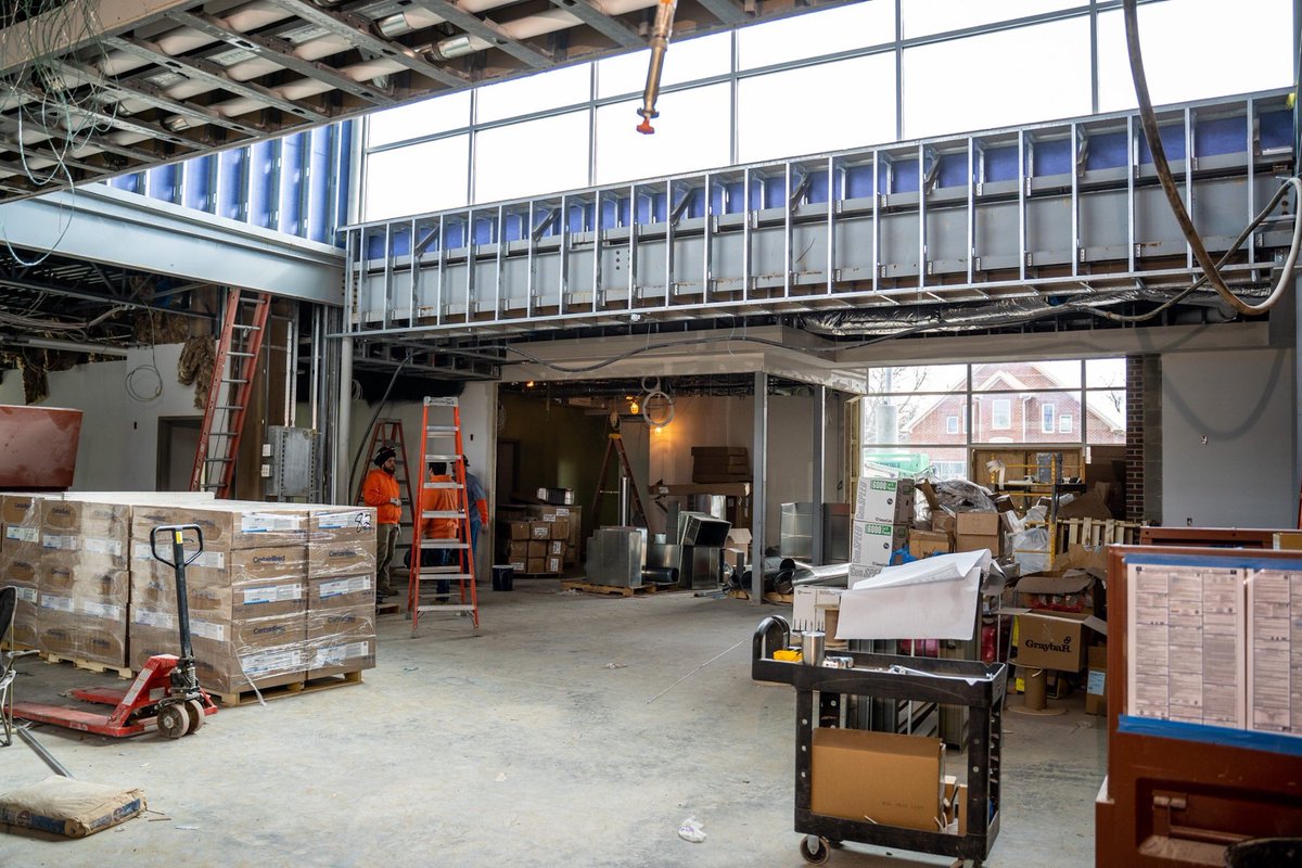 Our brand new school, #FranklinSquare Elementary is coming right along! This week Superintendent Mark Laughner joined <a href="/CityofJeff/">Cityofjeff</a> Mayor Moore for a tour and construction update. We can't wait to welcome Maple and Spring Hill students next year. Go Falcons! 💙💚 #WeAreGreater