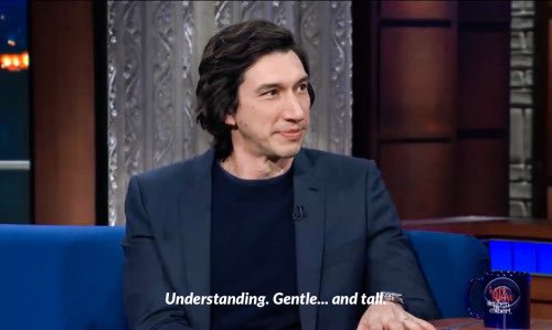 vadersanakin's tweet image. adam driver’s occupation: number one kylo ren stan