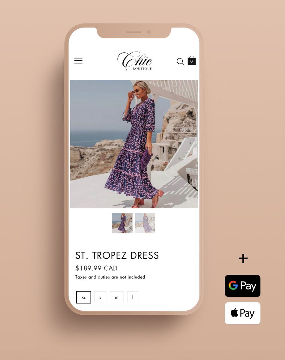 We’ve recently launched a new brand identity and e-commerce store. for Chic Boutiques Toronto #poweredbyshopify chic-boutique.ca