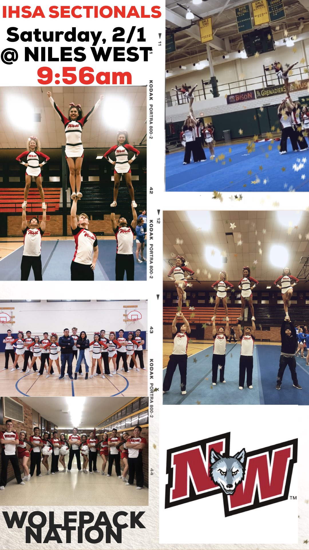 NilesWestCheer on Twitter: "IHSA Cheer Sectionals are tomorrow! Come