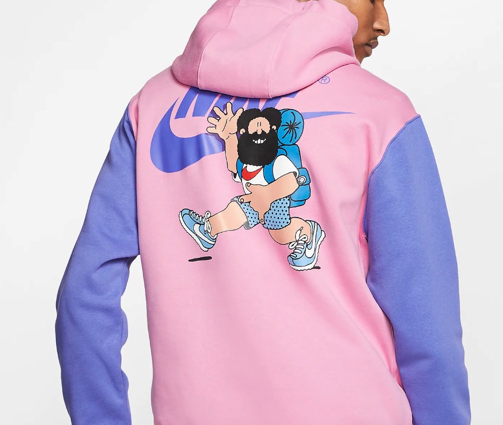 nike gel tape hoodie