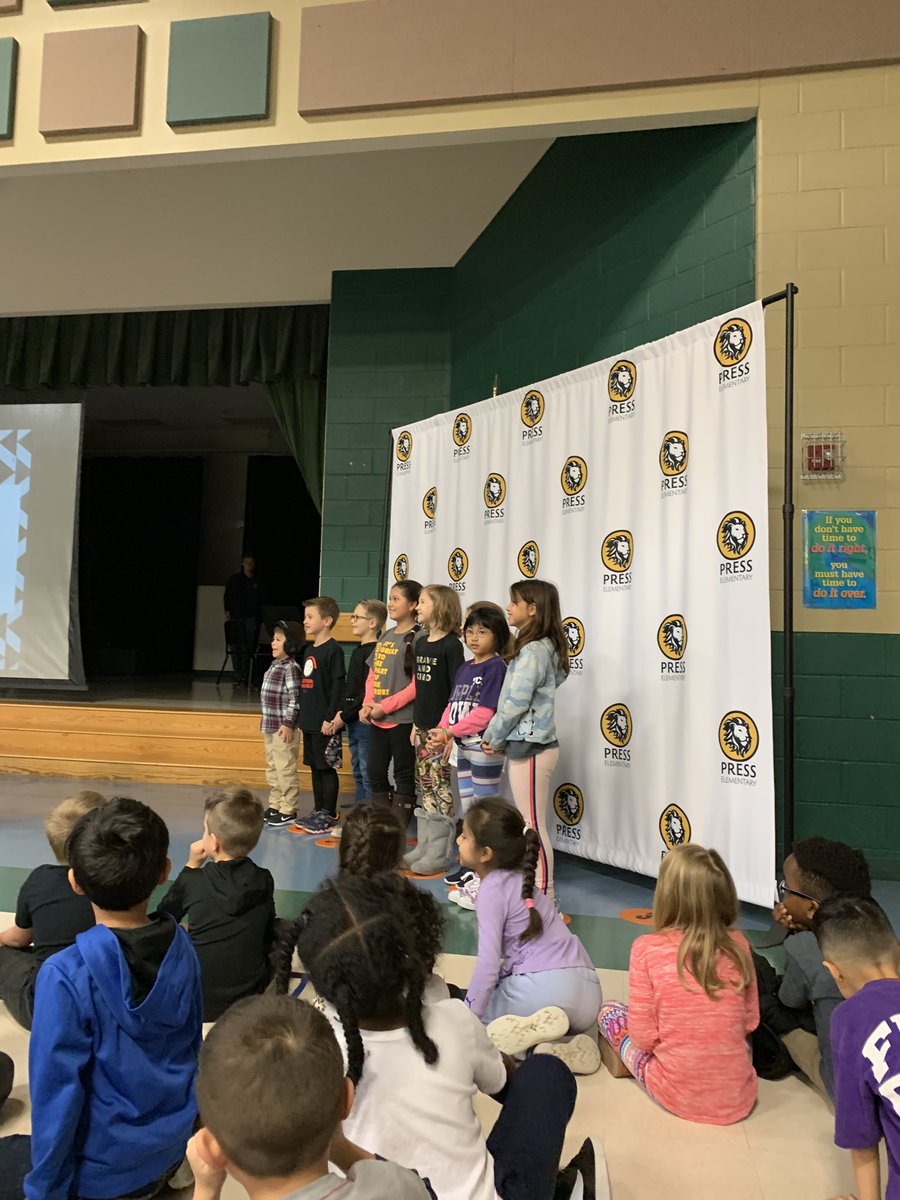 SSanchezMISD's tweet photo. An eventful Friday at PRESS with our amazing admin supporting our successful canned food drive, then a great Roar Rally about Kindness Acts & students recognized as Good Citizens this month!ππ€ #PressPride #PressLivesKind #GoodCitizenship #RoarRally #HappyFriday https://t.co/0roxFoULXv