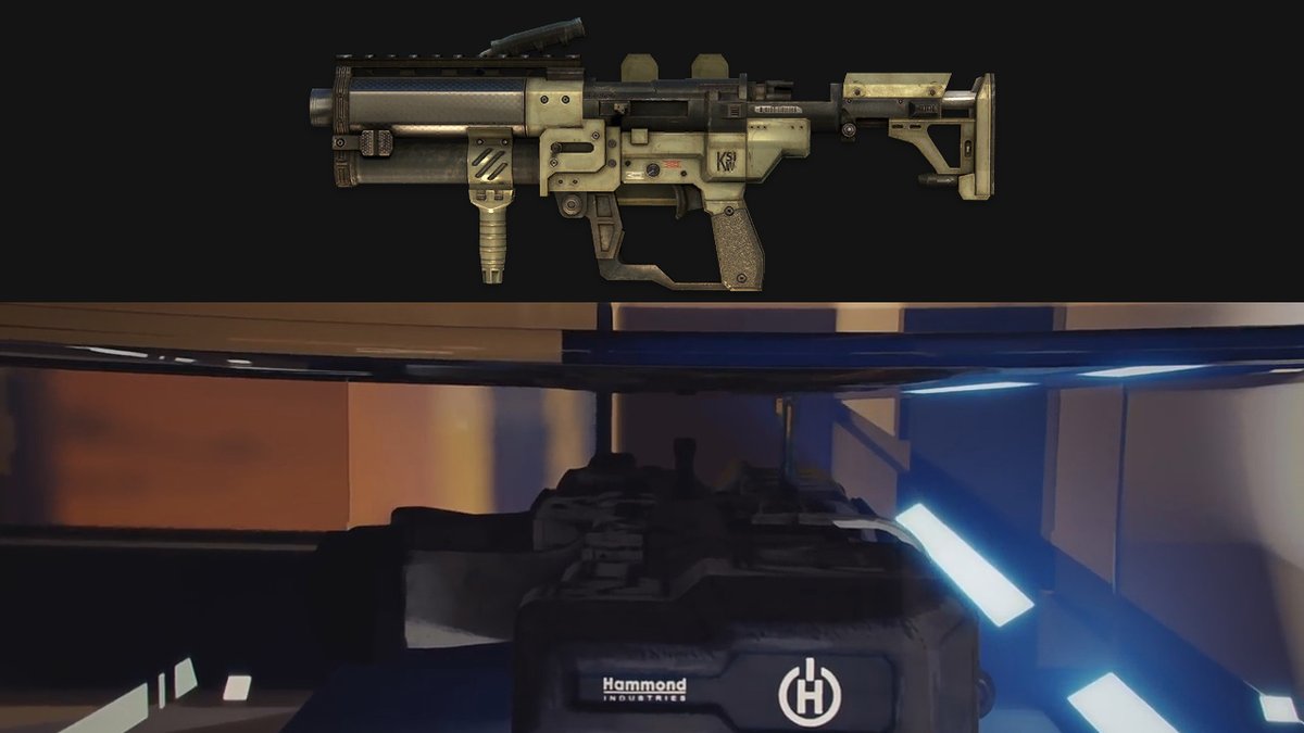 Apex Legends Intel So The Weapon We Spotted Under Revenant S Table Is A Sidewinder It S A A Rapid Fire Micro Missile Launcher It Would Be Really Interesting To See How This