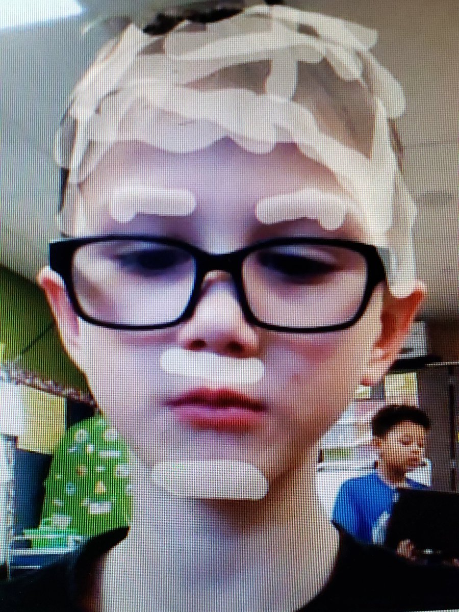MrsPaden1st's tweet photo. Celebrating the π― day of school today! We used @Seesaw to show how we would look when we are 100 years old!! Check out 100 year old @mrsnagaj! We played @GetKahoot , made 10 groups of tens headbands, & counted backwards from 100! We definitely are 100 days smarter!! #rocket100 https://t.co/h1eHcx0U3x