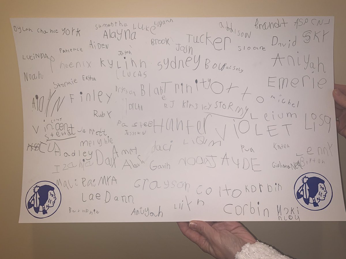Today I received this precious poster from some of my viewers from Cotter! Thanks little Warriors! Mrs. Steiner loves you too! Keep reading! #read #MSR #warriors #bomberpride