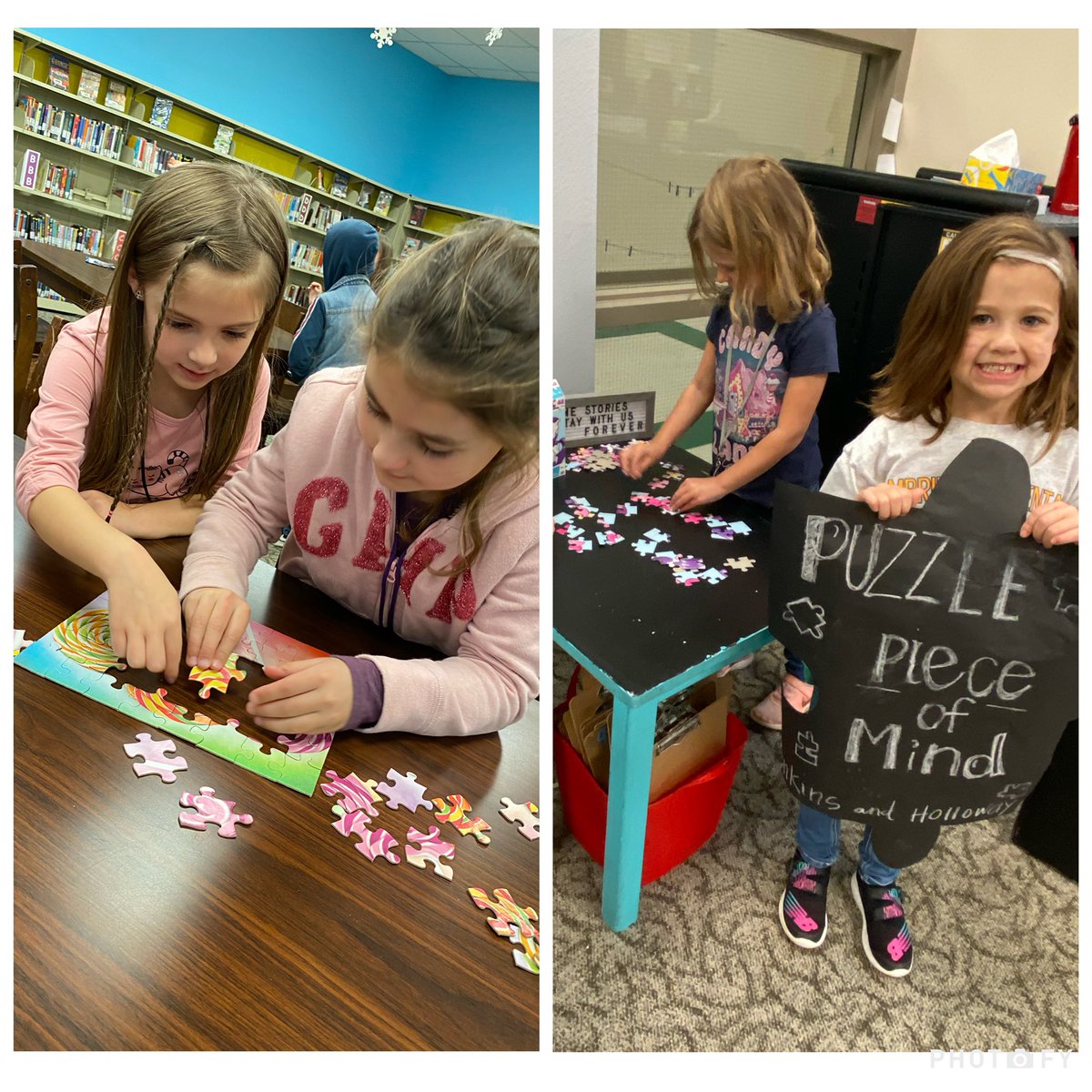 First day of 2nd semester ENRICHMENT! Anyone else have a love for puzzles?? We are learning the best techniques to build them 🧩 @HollowayKinder <a href="/mambrinosteam/">STEAM Academy at Mambrino</a> #10houses1family #mambrinosteam #granburyisd