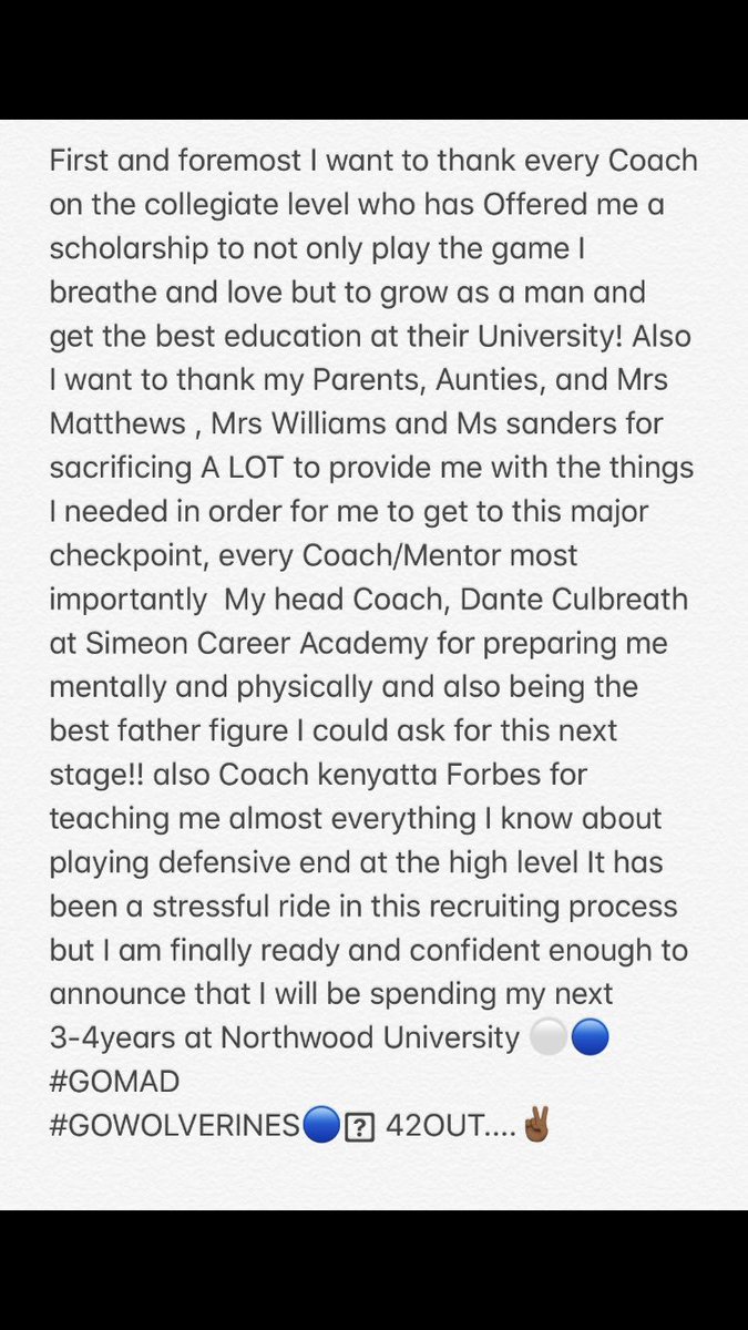 Ronaldhaggins42's tweet photo. 4️⃣2️⃣outt......✌🏾@SimeonNation @DeepDishFB @CoachLA73 @EDGYTIM https://t.co/Zv7o4mu7cx