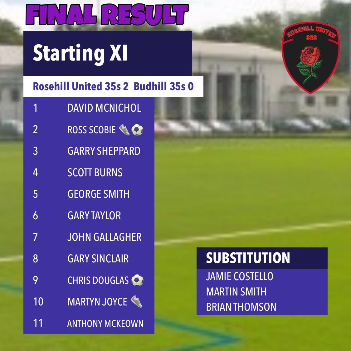 TONITES MATCH ⚽️⚽️⚽️