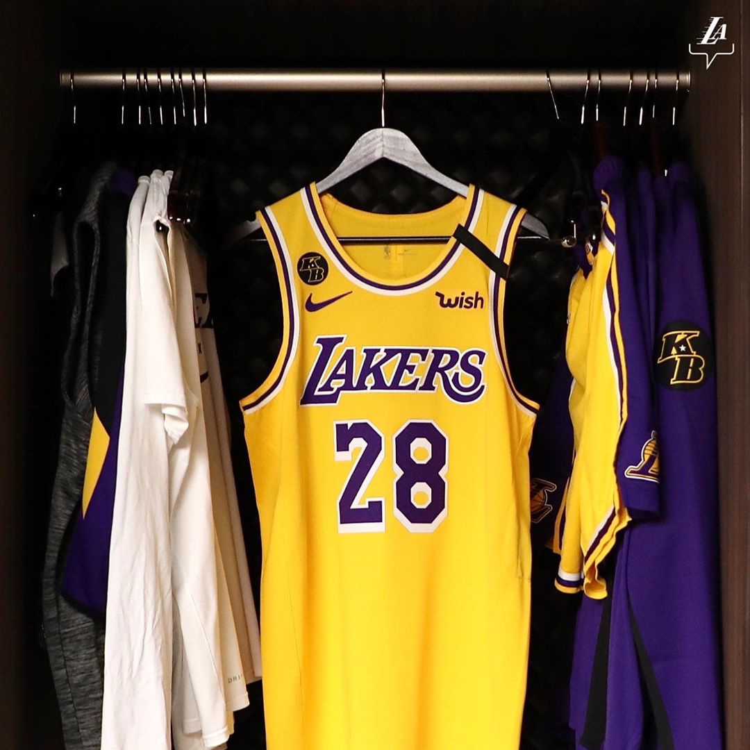 lakers jersey ireland