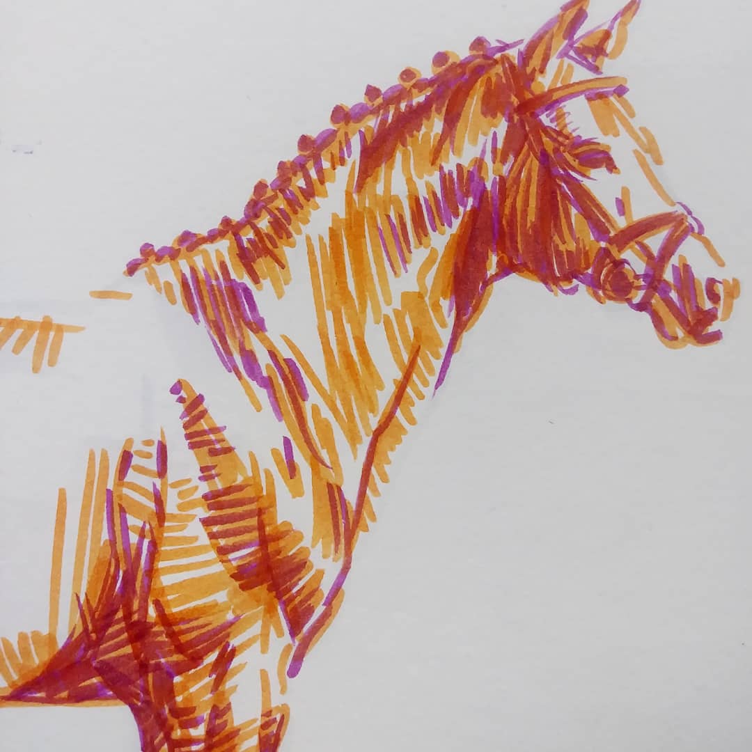 fumehigh's tweet photo. So I've been practicing drawing things I'm bad at/hate drawing. And you know what I hate drawing? Fucking. Horses.
-
#art #drawing #penandink #pen #marker #prismacolor #prismacolormarkers #fabercastell #brushtip #brushtipmarker #workinprogress #unfinished #practice #horse https://t.co/0QlwsPVRu9
