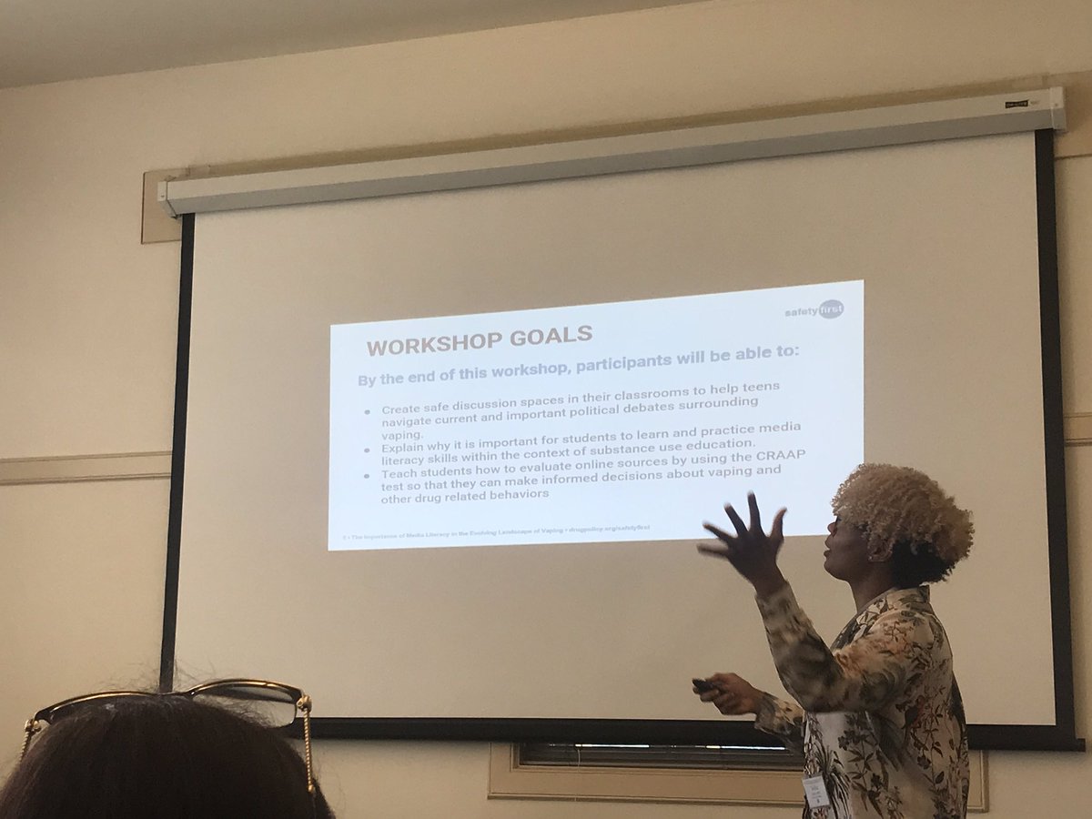 MOtastic's tweet photo. “Teaching students how to learn is more important and more memorable than any one fact you teach them. Information changes, science evolves, innovation disrupts.” -@DrugPolicyOrg at #canprevconference2020 https://t.co/M4clbWAIDA