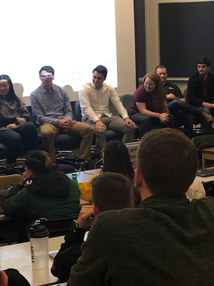 MegirisMakes's tweet photo. Was asked to speak in front of the Electrical and Computer Engineering Class of 2022 at Virginia Tech today. Staying in touch with passion and being a part of this panel of awesome students was humbling. #Electrical #STEM #VT #ECE #ElectricalandComputerEngineering #publicspeaking https://t.co/gAg4Xjfum6