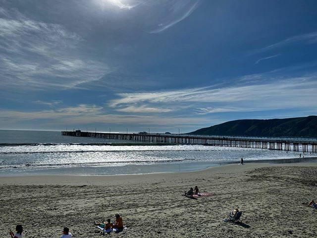 Nice and warm with no wind!  What a perfect day for a ride to the beach. Hello Avila!  #slo #sanluisobispo #centralcoast #tri #triathlon #training #trilife #cycling #halfironmantraining #wattieinkhitsquad2020 #wattiehitsquad2020