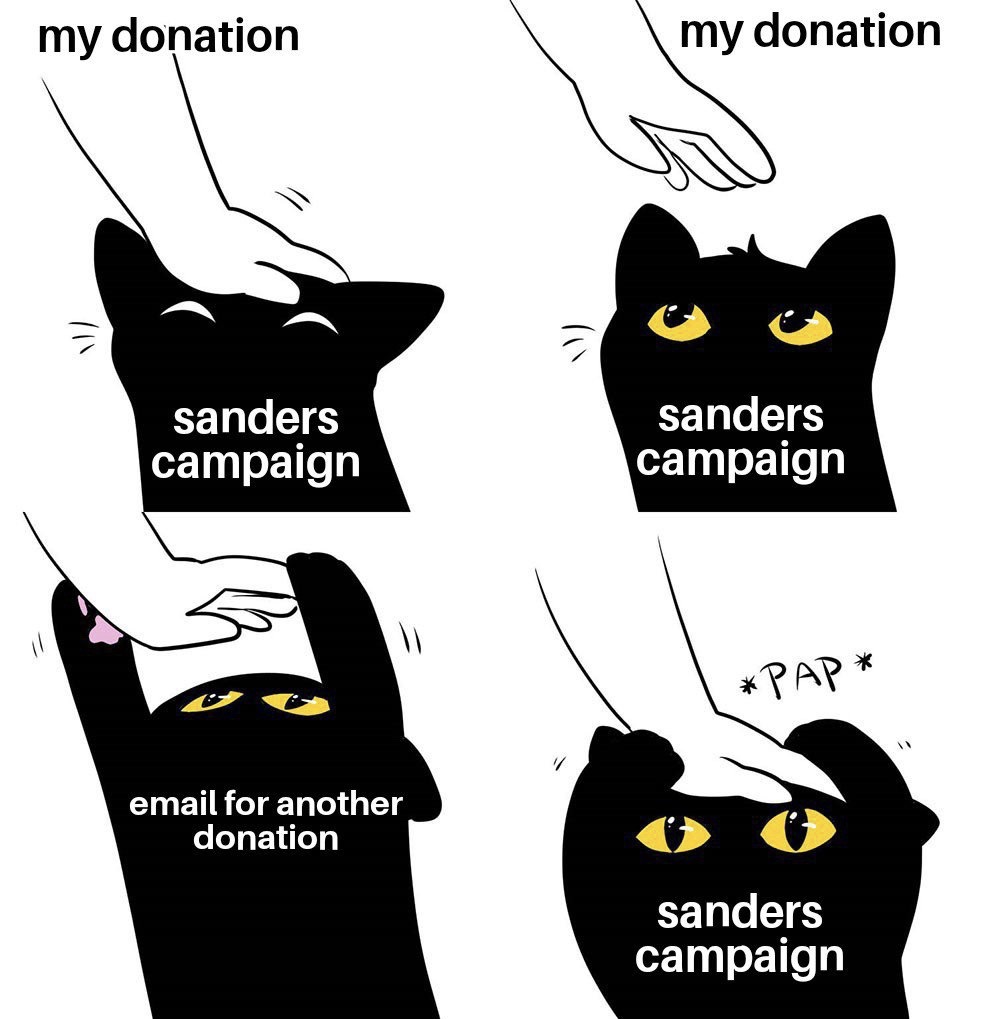 KravKat's tweet photo. #Bernie2020 #BernieSanders #BernieBeatsTrump #FECDeadline https://t.co/q6VodtrpxQ