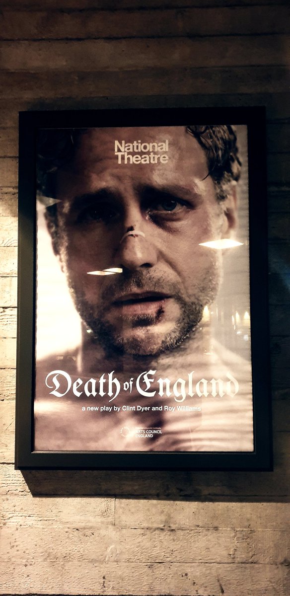 #deathofengland seems like such a appropriate choice tonight..😪..#rafespall #dorfmantheatre @NationalTheatre .. First night preview, standing ovation and an extradorinary performance from Rafe Spall... Go see peeps while you still can! 😘