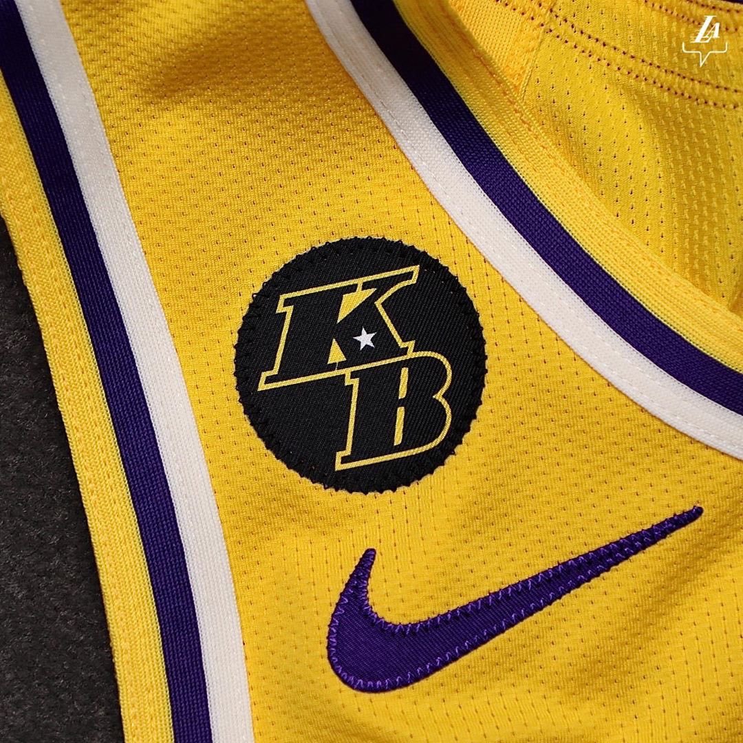 lakers commemorative jersey