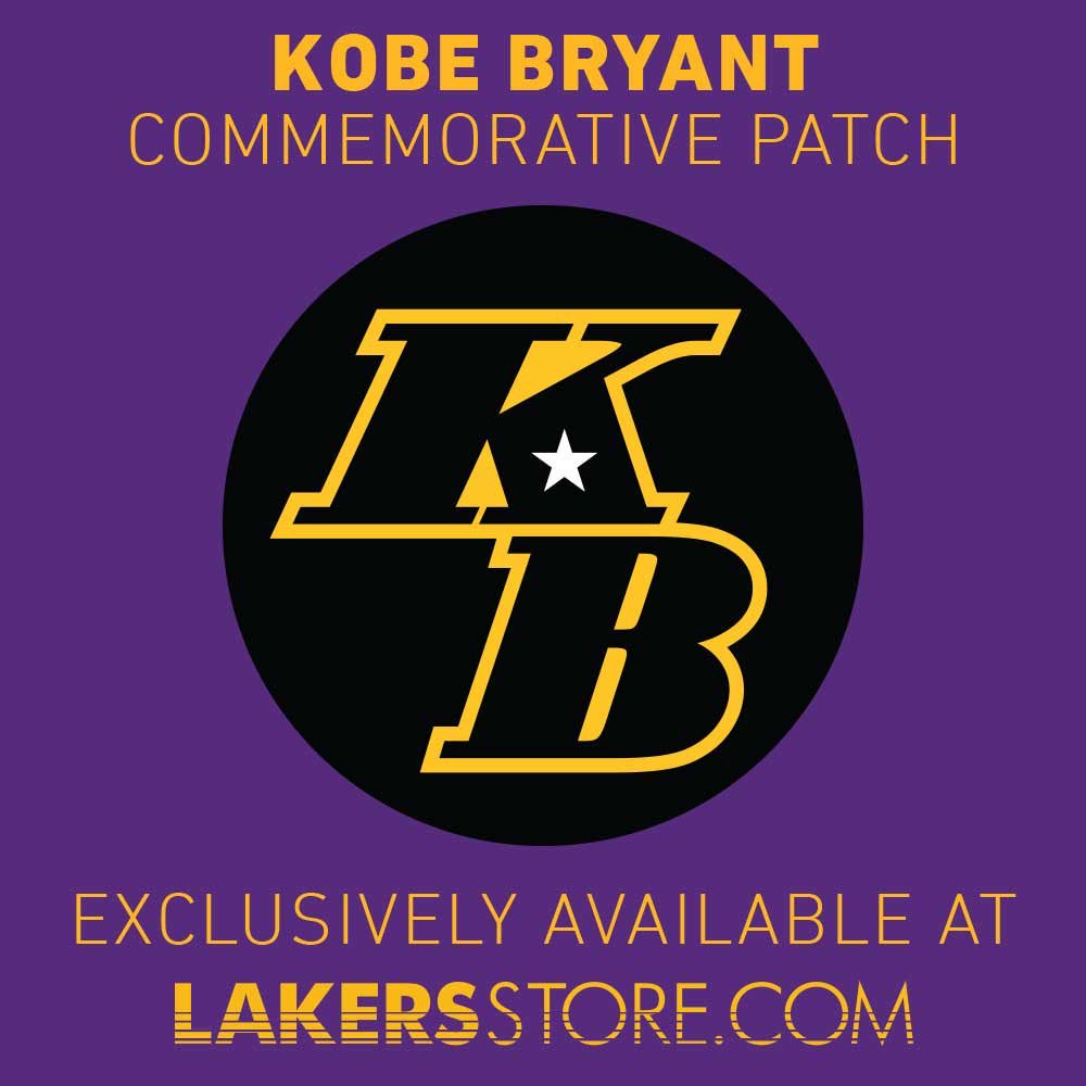 los angeles lakers kobe bryant commemorative patch