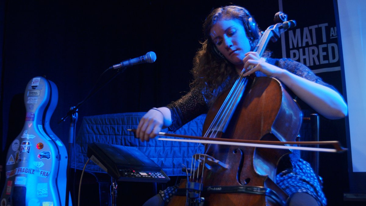 PunkDuck66's tweet image. Had a great time at @MattandPhreds tonight filming another fabulously unique set from the awesome @CelloVirr 
#cello #loopPedal #liveMusic #soundscape #ambient #gig #camera #cameraOperator #Manchester