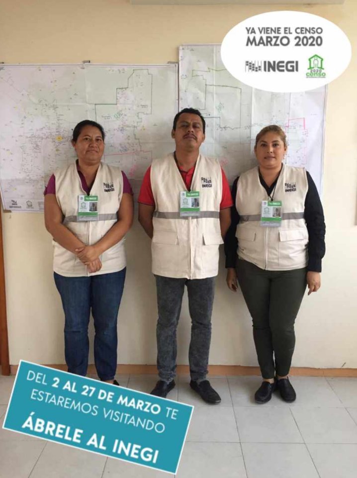 JettzaRodriguez's tweet photo. Desde #Xpujil los Supervisores del @INEGI_INFORMA listos para el próximo #Censo2020mx ¿Quiéres más información? #Pregúúúúúntame https://t.co/skZgmu8NiP