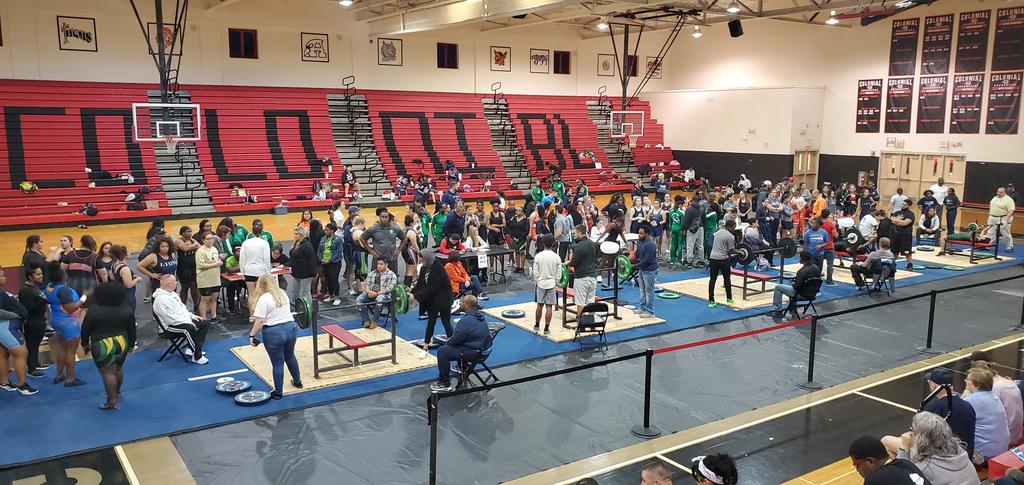 CHS hosting Girls Regional Weightlifting! Don't be strong. Be Grenadier Strong! <a href="/CHS_OCPS/">Colonial High School</a> <a href="/CHS_Grenadiers/">Colonial Athletics</a>
